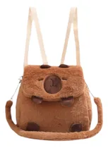Comprar Mochila Cartera Capibara Bolso De Felpa Kawaii Importado