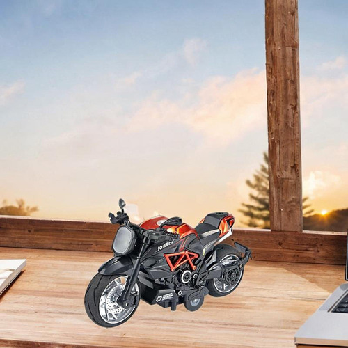 Modelo De Motocicleta, Juguete De Motocicleta Con Retroceso,