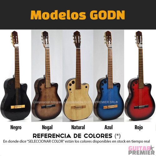 Imagen 10 de 10 de Guitarra Electroacustica Media Caja Cuerdas Nylon Eq Fishman
