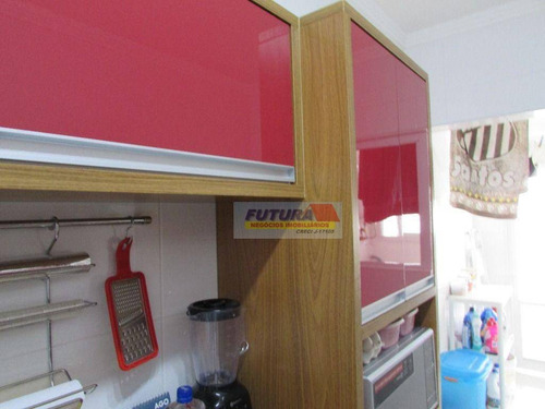 Imagem 11 de 30 de Apartamento Com 2 Dormitórios À Venda, 86 M² Por R$ 600.000,00 - Boa Vista - São Vicente/sp - Ap2531