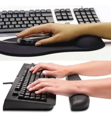 Kit Pad Mouse + Pad Teclado Ergonometrico