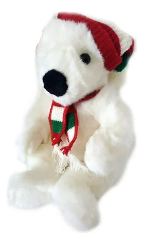 Ty Classic Holiday Bear Oso Polar Navidad Gorro Bufanda 1997