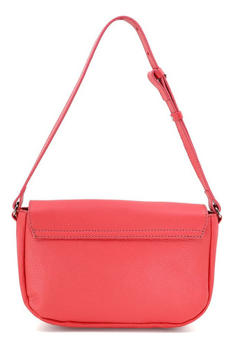 Bolsa Baguete Couro Floater Vermelho Usaflex