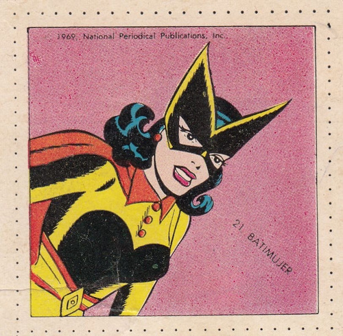 1969 Batman Batimujer Figurita Nº 21 Album Novaro Batwoman