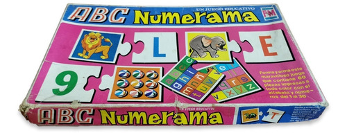 Juegos De Mesa Numerama Y Rompecabezas Vintage 1979 (Usado)
