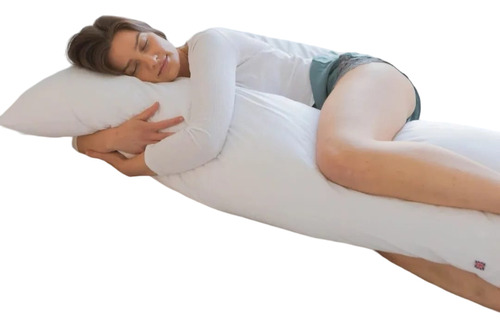Travesseiro Almofada De Corpo Xuxão Gigante  100% Silicone Cor Branco