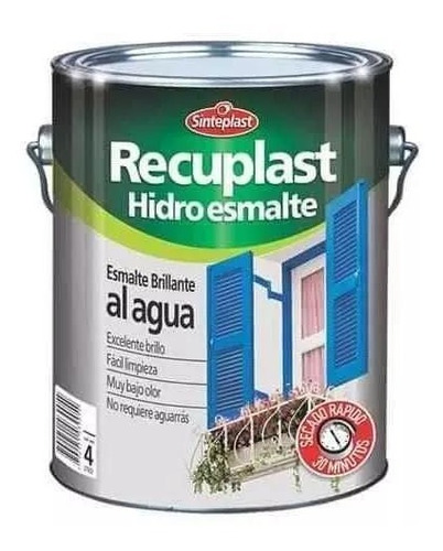 Recuplast Hidroesmalte Brillante Colores 4lt - Imagen -