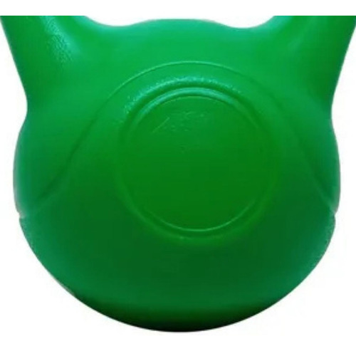 Pesa Rusa Kettlebell 12 Kg Pvc Funcional Cross Training Color Verde