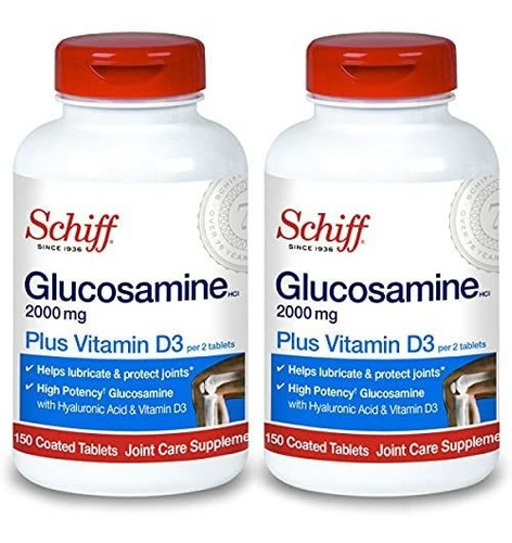 Schiff Glucosamina Con Vitamina D3 Y Cido Hialurnico, 2000