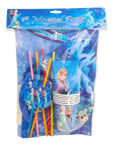 Pack Cotillón Frozen Para 6 Niños