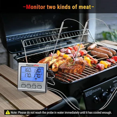 Dual probe meat thermometer clearance