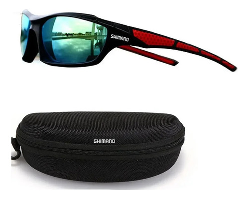 Óculos De Sol Shimano Polarizado Lente Uv400 Pesca Ciclismo