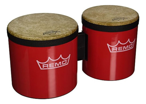 ~?remo Bg-5300-52 Festival Bongo Drum - Red, 6 -7 