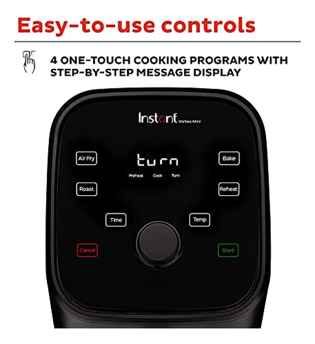 Instant Pot Vortex 2qt Mini Air Fryer, Una Pequeña Freidora