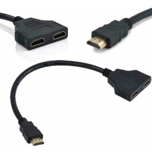 Imagen 5 de 6 de Cable Splitter 1 Entrada 2 Salidas Hdmi 1080p
