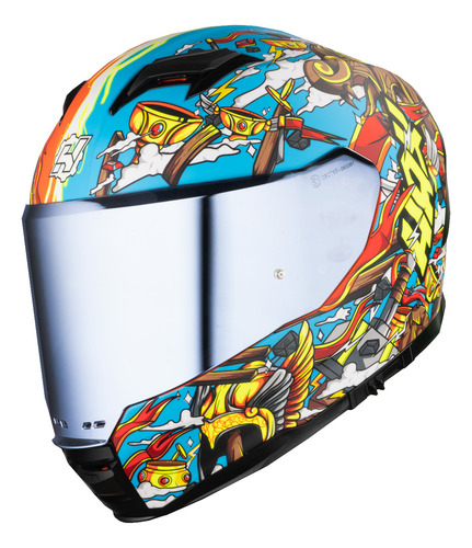 Hax Casco Integral Para Moto. Dot + Ece 06. Force Valhalla