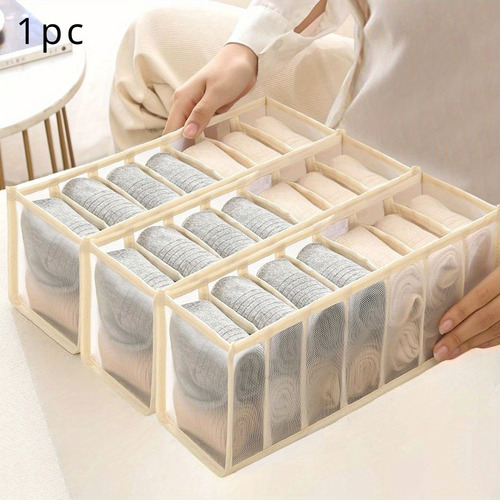 2×organizador Ropa Interior Y Calcetines 7 Rejillas