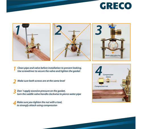 Kit de instalação da máquina de gelo e umidificador Greco