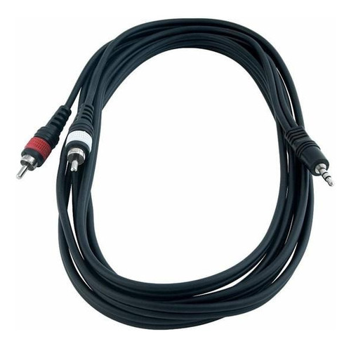 Rcl20904d4 Bk Cable Audio 2rca/mini Plug St 3m Rockcable