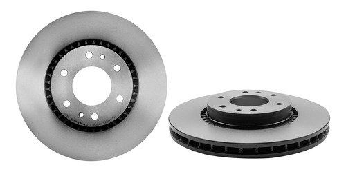 Kit-4 Discos Freno Gmc Envoy Xuv 5.3l V8 2004 Brembo