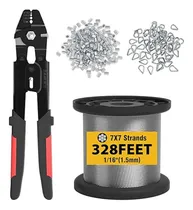 Comprar Sanuke - Kit De Crimpado De Cuerda De Alambre Con Cable
