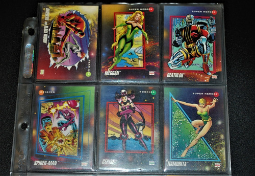 30 Tarjetas  Coleccionables De Marvel 1992