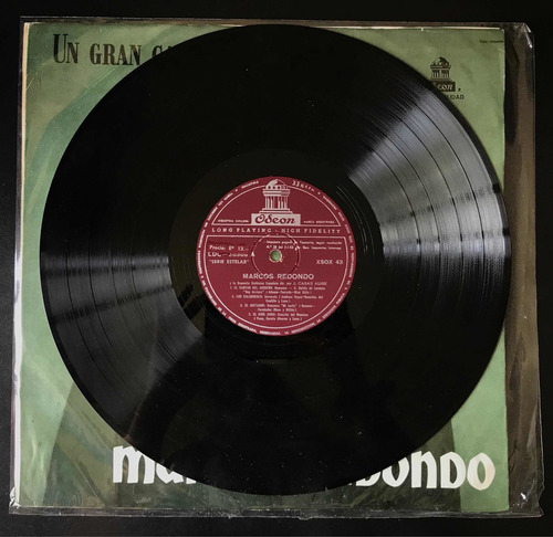 Vinilo Marcos Redondo Un Gran Cantante Español Che Discos (Usado)