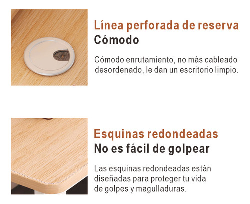 Minimalista Moderno Doble Escritorio Escritorio Computadora