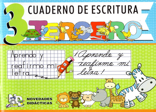 Aprendo Y Reafirmo Mi Letra 3 / Cuaderno De Escritura 3