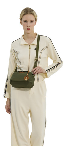 Crossbody Para Mujer Hpc Polo Modelo: 1125-olivo Color Verde