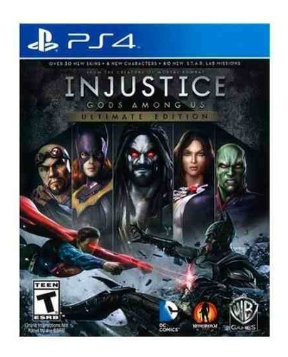 Injustice Gods Among Us Ultimate Edition Ps4, Físico, Nuevo