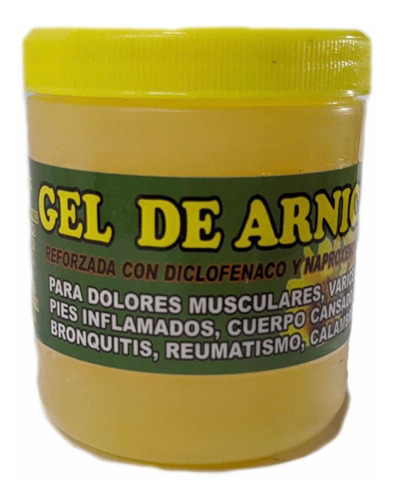 Gel De Arnica Anti Inflamatorio Dolores Musculares 240gr