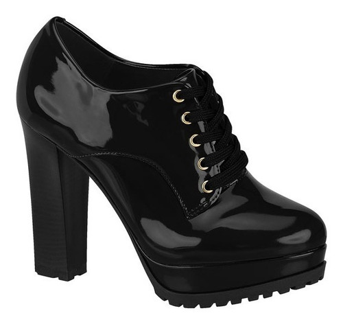 Ankle Boot Vizzano Verniz Preto 1284 104