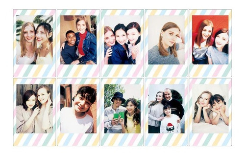 Imagen 3 de 4 de Fujifilm Cartucho Fuji Instax Mini Stripes 10 Hojas