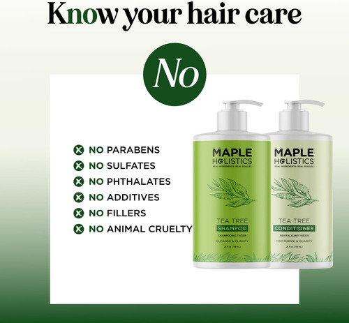 Conjunto De Shampoo E Condicionador Tea Tree - Shampoo E Con