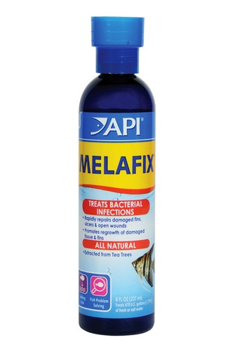 Api Melafix 8oz-237ml. Tratamiento Antibacteriano En Peces
