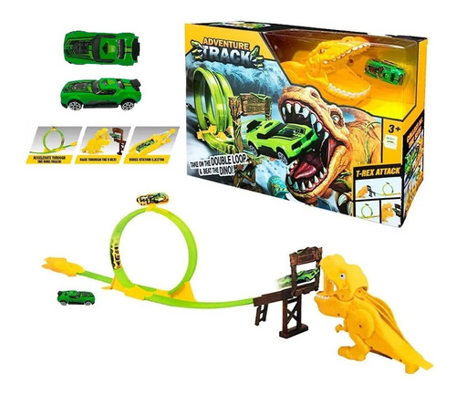 Juguete Pista De Autos Dino T-rex Adventure Babymovil
