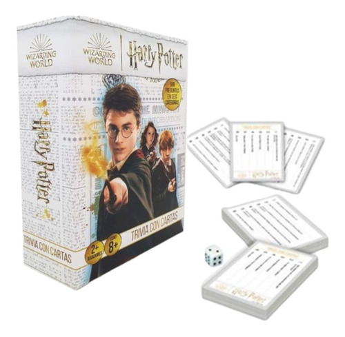 Juego De Mesa Harry Potter Trivia Con Cartas