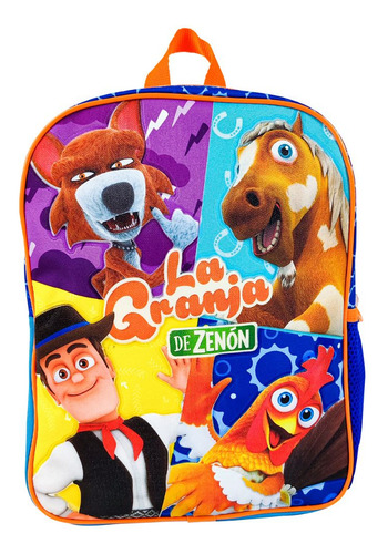 Scool Kombat Mochila Lonchera Cartuchera La Granja Del Zenón Color Multicolor Diseño De La Tela Animado