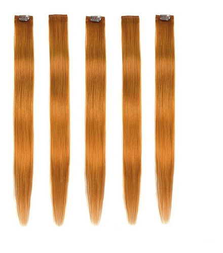 Extensiones De Cabello 100% Naturales Amarillo 18in