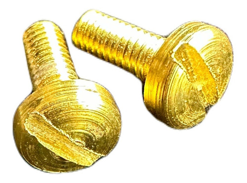 Juego De 2 Tornillos En Chapa De Oro 24k Para Cz 9mm