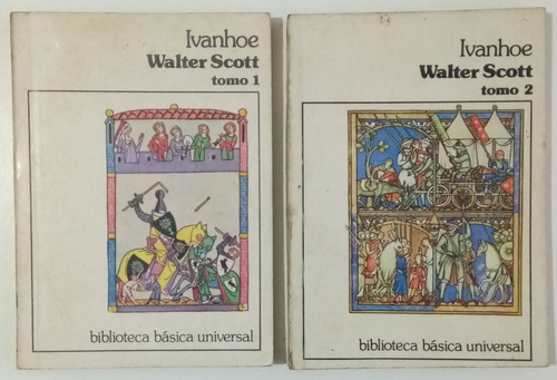 Ivanhoe Walter Scott 2 Vols. Ceal Bca Universal Libro