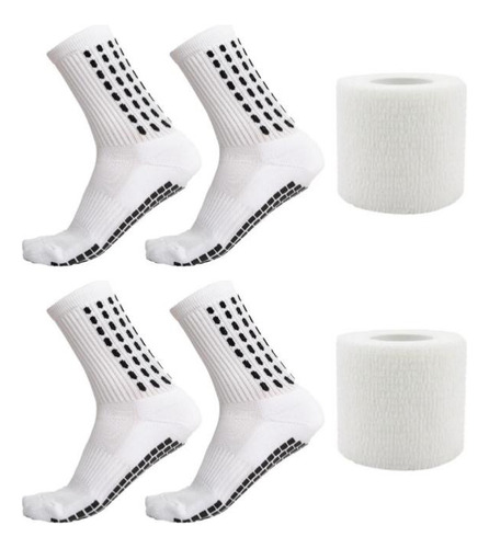  Pack Medias Antideslizantes 3/4 Venda Combo X2 Fox Socks®