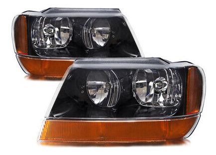 Headlight Pair Fits Travel Supreme Envoy 05-08 Motorhome Eei