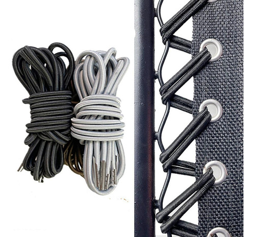 4x Cordones De Silla De Gravedad, Cuerdas Elásticas Negro