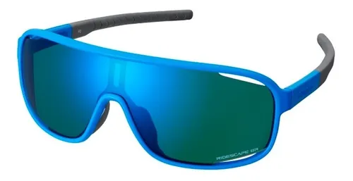 Gafas Shimano Technium CE-TCNM1-GR Ridescape, color azul, marco, lente azul, color espejo