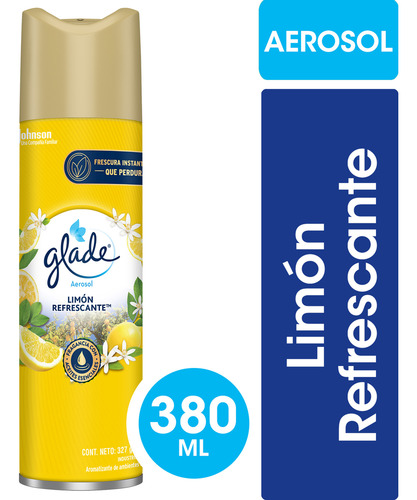 Desodorante De Ambientes Glade Aerosol Limón 360ml