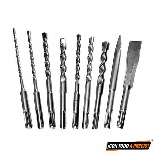 Taladro Rotomartillo Makita Dhr241stx2 Sds Plus 18v + Brocas