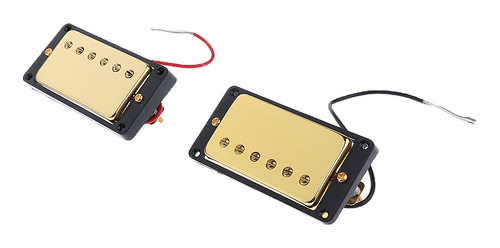 Juego De Pastillas Humbucker Con Sellado Dorado Para Piezas