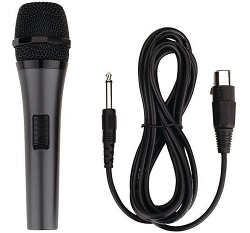 Karaoke Usa M189 Micrófono Dinámico Profesional Con Cable